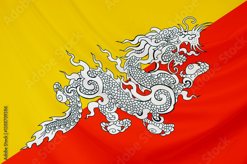 waving flag of china