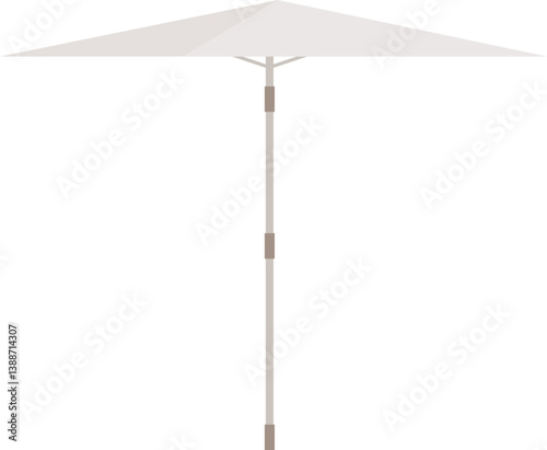 Minimalist Outdoor Umbrella Garden Design