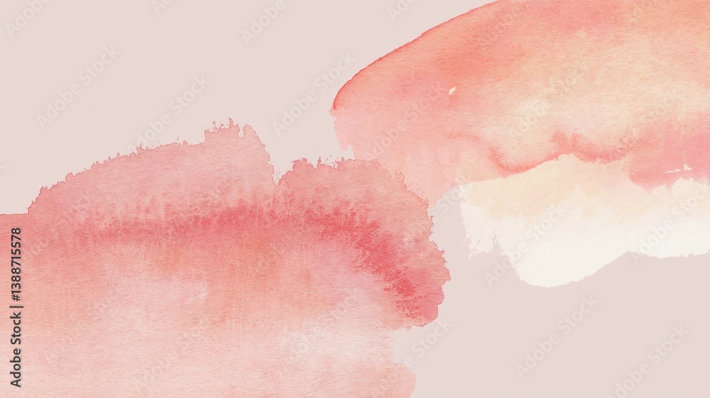 Fototapeta premium Vintage Watercolor Abstract Background - Textured Artistic Clouds