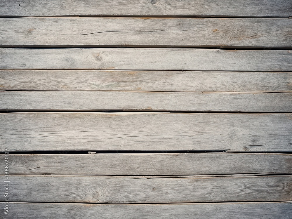 A close-up view of weathered wooden planks, showcasing a rustic texture. The faint grain and subtle imperfections add character, making it suitable for various decorative and artistic applicatio A close-up view of weathered wooden planks, showcasing a rustic texture. The faint grain and subtle imperfections add character, making it suitable for various decorative and artistic applicatio
