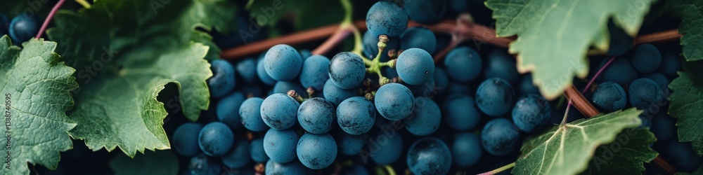 Fototapeta premium Artisan Wine Harvest Luxe Malbec World Day Closeup, Premium Vineyard Terroir Storytelling for Gourmet Culinary Experience and Sustainable Agriculture Trends