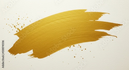 金色の筆跡、抽象的な背景素材