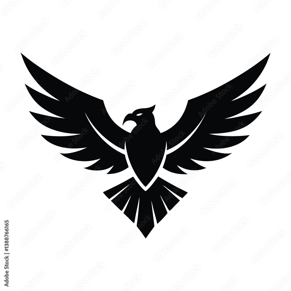 Fototapeta premium eagle with wings