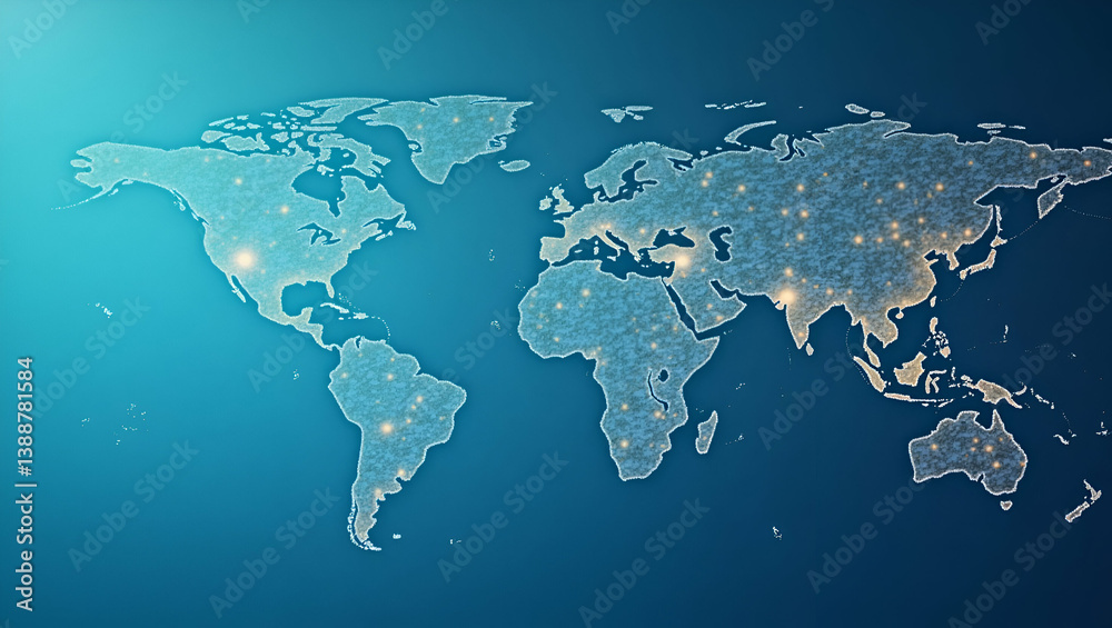 Obraz premium Seamless Global Commerce: Visualizing Borderless Money Movement Through Integrated Digital Payment Networks and Automated Clearance Systems in Stock Photography