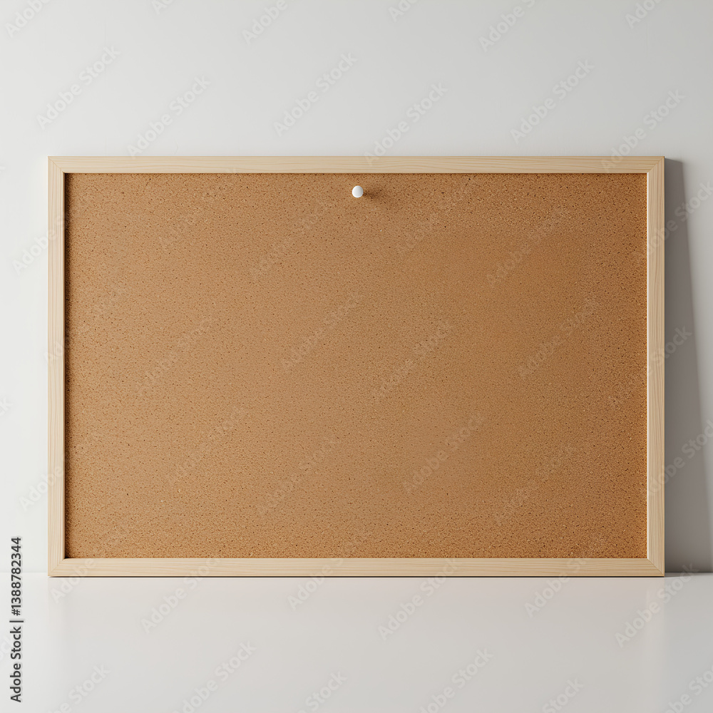 Fototapeta premium cork board with blank note