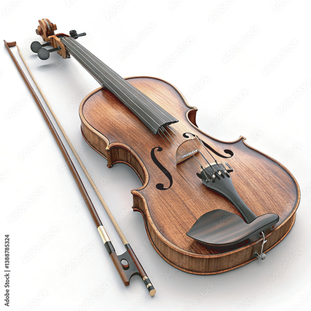 Fototapeta premium World Fiddle Day is an annual celebration of global fiddle music, marked by fiddle performances and workshops.