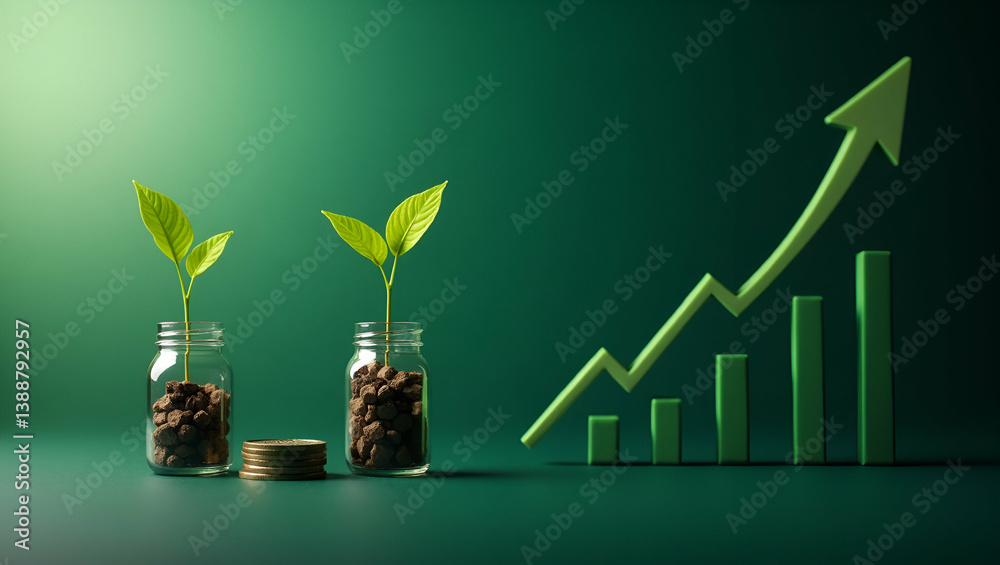 Elegant Visual Composition of Green Index Funds Dynamics: Emphasizing Sustainable Asset Performance, Market Diversification, and Eco Investment Benchmarks for Optimal Portfolio Growth Elegant Visual Composition of Green Index Funds Dynamics: Emphasizing Sustainable Asset Performance, Market Diversification, and Eco Investment Benchmarks for Optimal Portfolio Growth