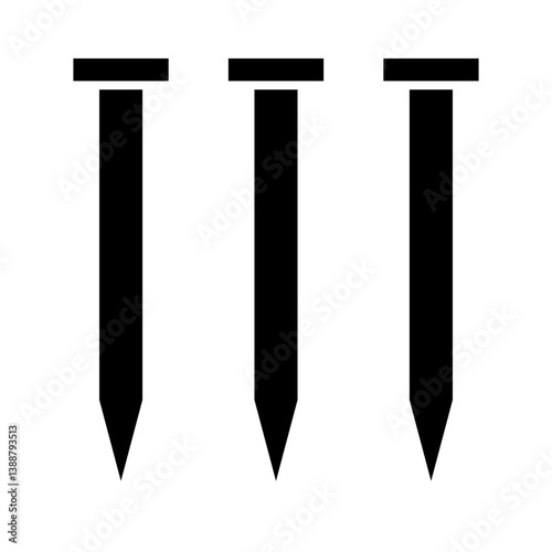 nail glyph icon