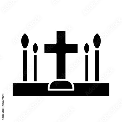 procession glyph icon