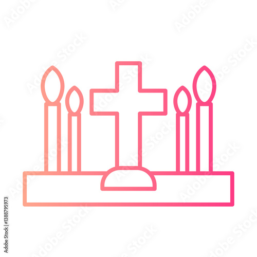 procession gradient icon