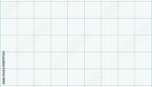 Empty grid paper with white background. realistic graph paper. printable square grid lines. geometric background for school, textures, notebook, diary