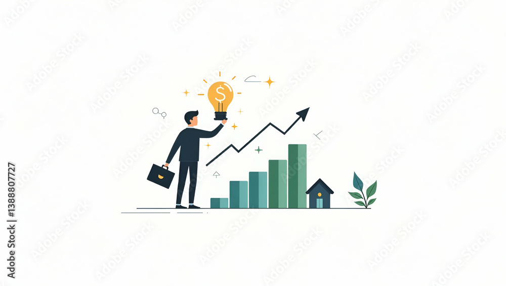 Cute Vector Illustration of Ethical Wealth Management: Diversified Portfolios, Risk Assessment, and Long-Term Growth Planning for Sustainable Financial Success Cute Vector Illustration of Ethical Wealth Management: Diversified Portfolios, Risk Assessment, and Long-Term Growth Planning for Sustainable Financial Success