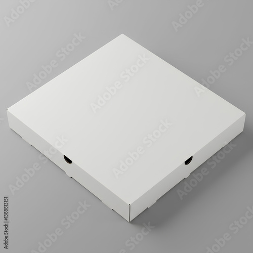 white pizza box mockup