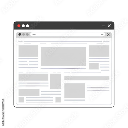 web browser window mockup