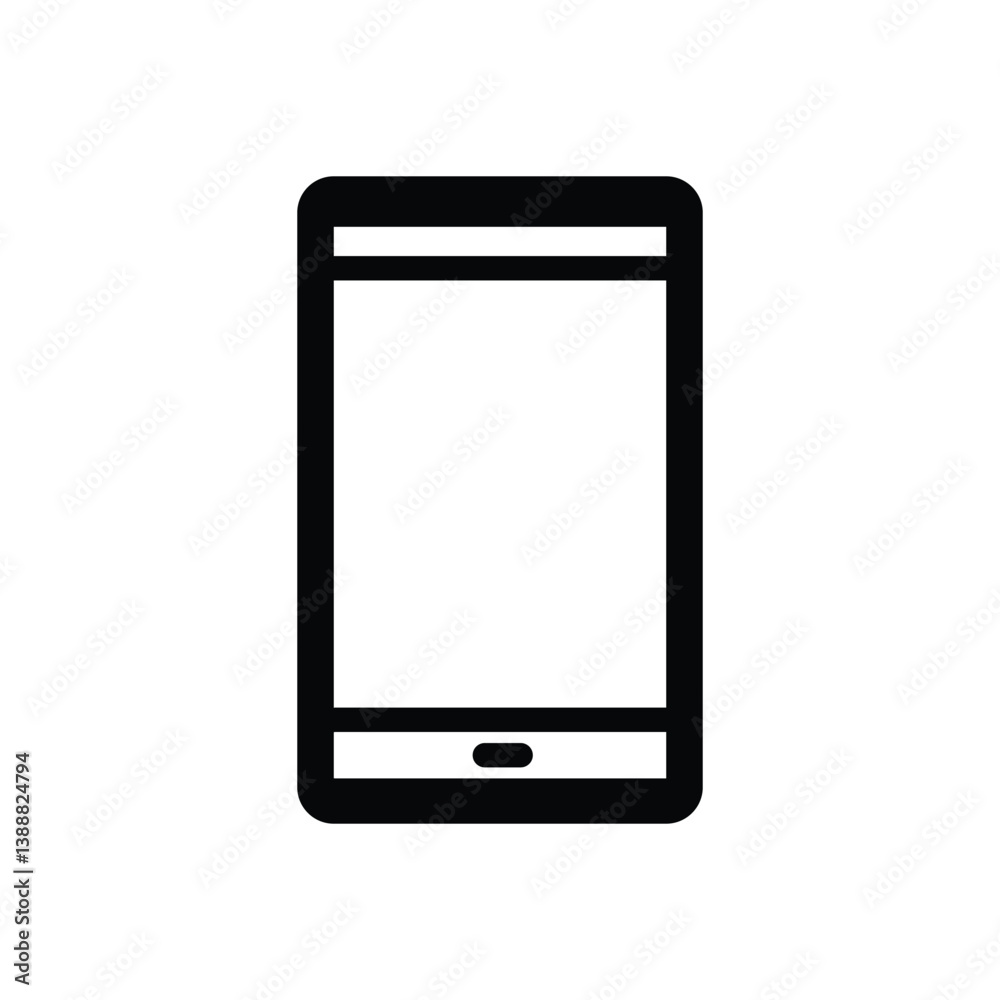 Smartphone icon, Mobile symbol, Cellphone icon in line art style, Telephone sing flat icon style vector illustration. Smartphone icon, Mobile symbol, Cellphone icon in line art style, Telephone sing flat icon style vector illustration.