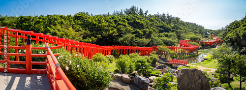 Takayama Inari Shrine in Ushigatacho, Tsugaru, Aomori, Japan