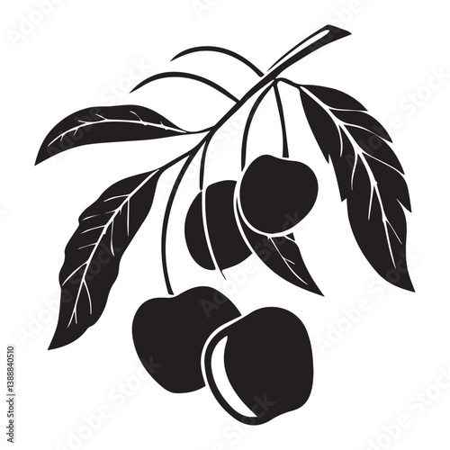 Apple fruit flat icon