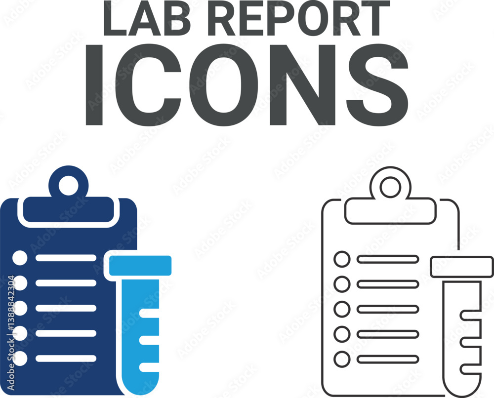 Lab report icons. Containing experiment, test tube, microscope, flask, chemical, biology, research, lab and more. Solid vector icons collection. Lab report icons. Containing experiment, test tube, microscope, flask, chemical, biology, research, lab and more. Solid vector icons collection.