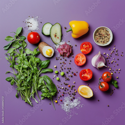 fresh vegetables on the table