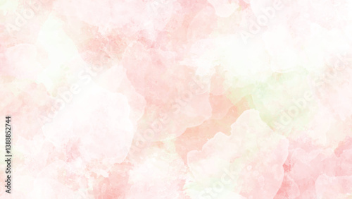 Abstract colorful watercolor for horizontal background designed with earth tone watercolor background. Watercolor paint like gradient background.	