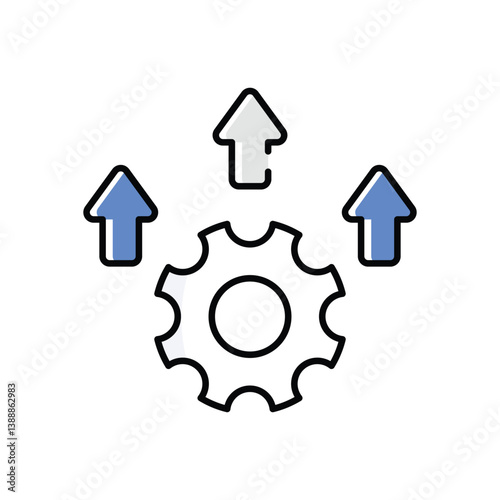 Productivity  Vector icon