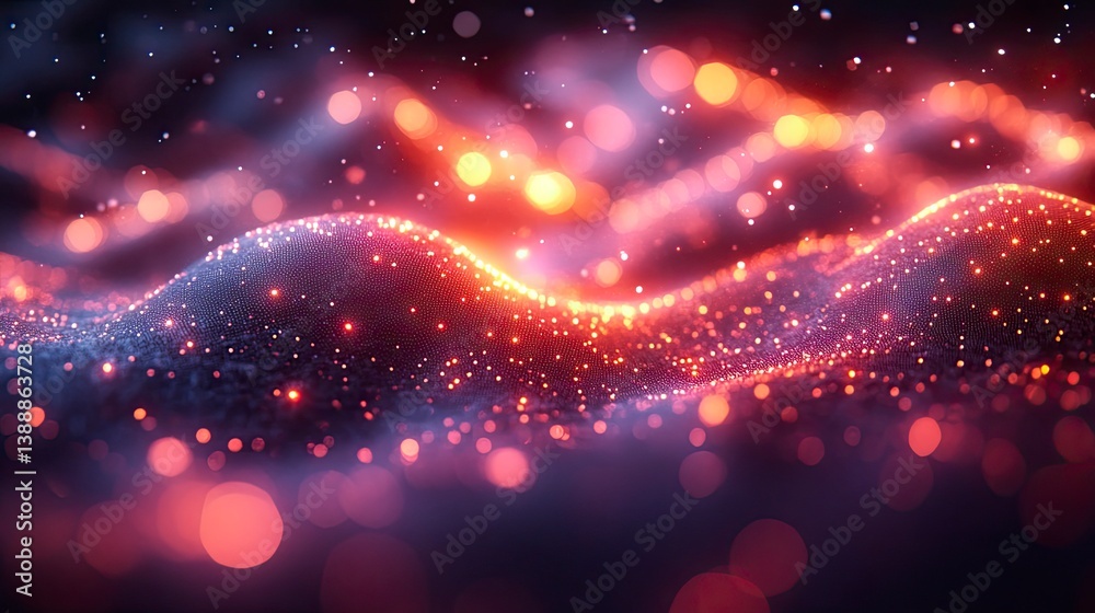 Fototapeta premium Abstract visualization of digital identity using geometric patterns