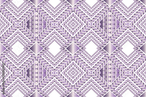 Shadow reflex on purple cubes seamless