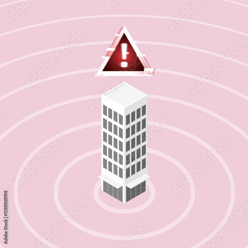 Earthquake Alert Design with Waves and Building