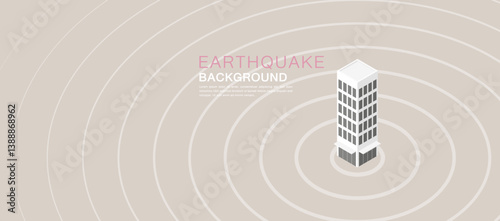 Earthquake Impact with Modern Building and Shockwaves