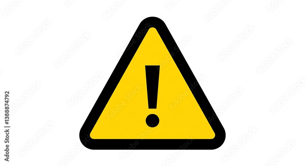 Urgent Warning: Bold Yellow Exclamation Mark AI Generated Urgent Warning: Bold Yellow Exclamation Mark AI Generated