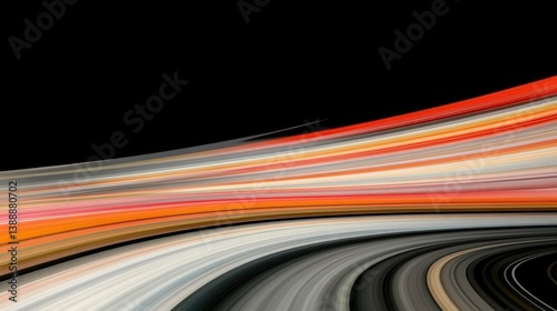 Vibrant Abstract: A visually captivating abstract piece with flowing lines of color, designed to stimulate the senses and ignite the imagination.