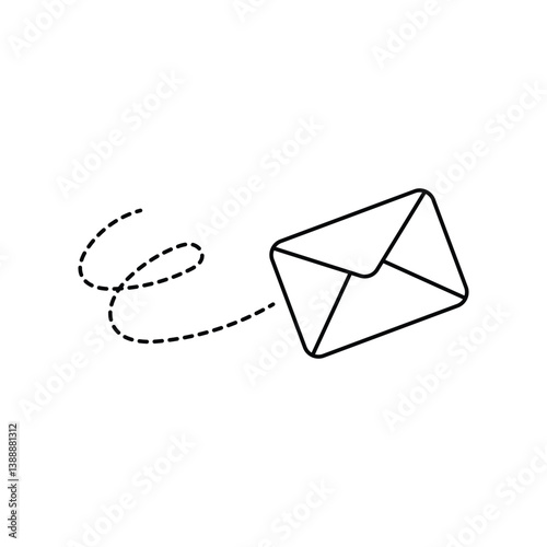 envelope icon for communication icon