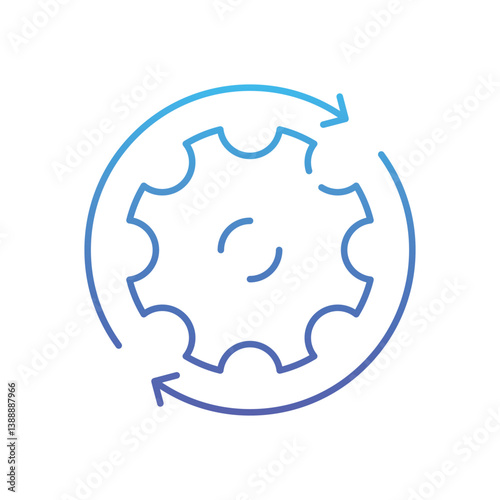 Process Vector icon