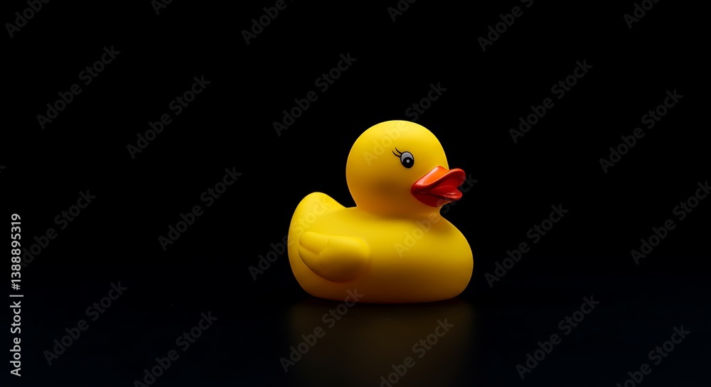 Yellow Rubber Duck: Solitude in Shadow AI Generated Yellow Rubber Duck: Solitude in Shadow AI Generated