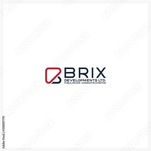 Professional Brix Developments Logo Design for Construction and Real Estate Branding