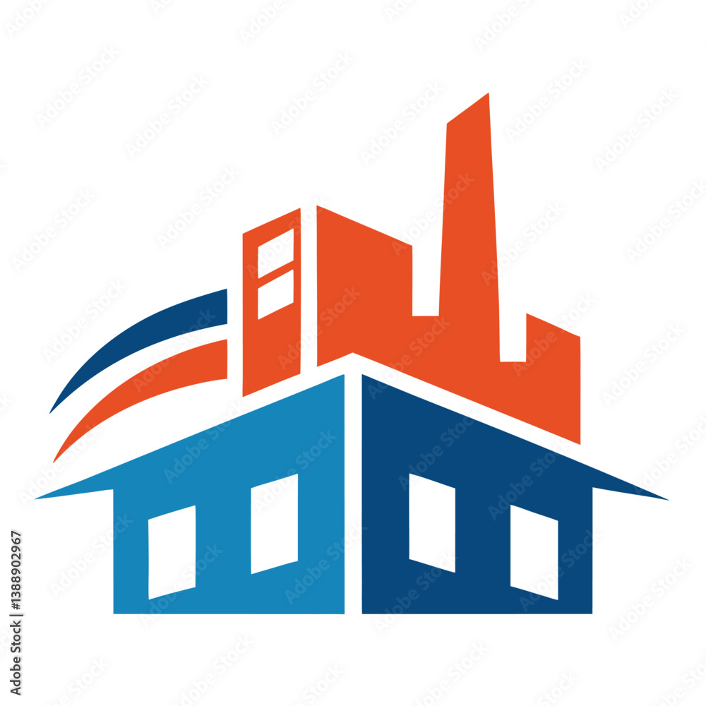 factory logo design vector illustration factory logo design vector illustration