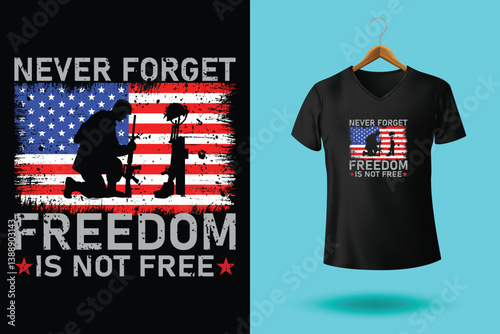 Some moments are simply unforgettable Memorial Day t-shirt design vector illustration
