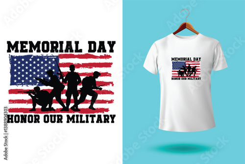 Some moments are simply unforgettable Memorial Day t-shirt design vector illustration