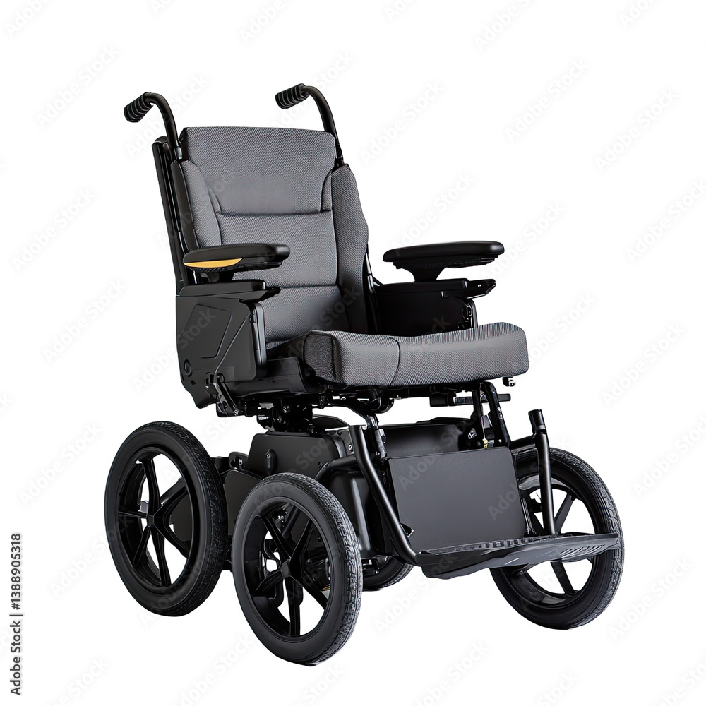 Fototapeta premium Modern, Gray Electric Wheelchair