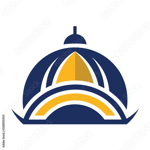 dome logo design vector illustration