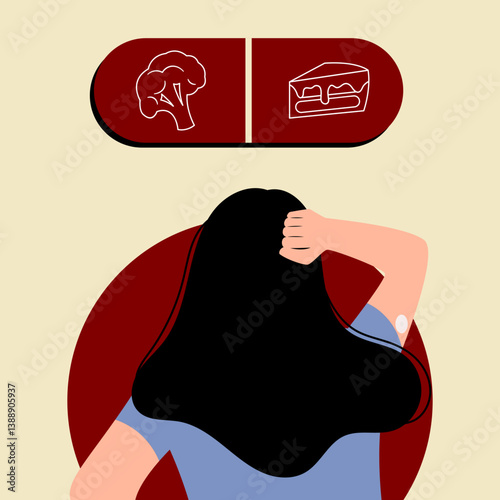 Medical condition diabetes vector illustration