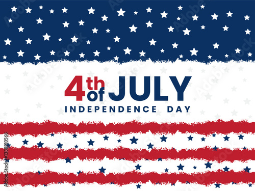 Fourth of july independence day of the usa background, USA symbolic on grunge background