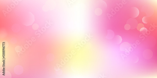 Abstract pink background with bokeh