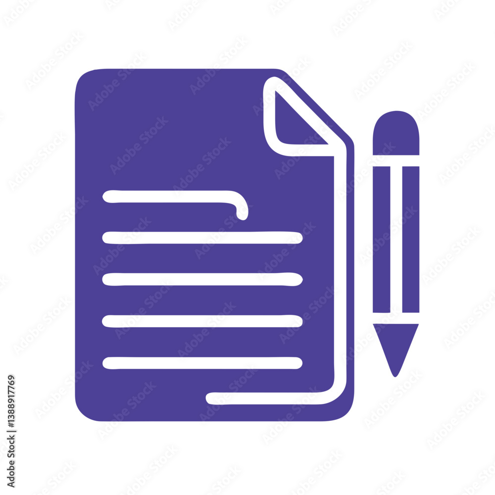 Document icon vector illustration Document icon vector illustration