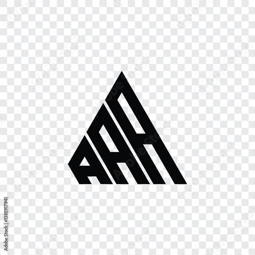71a logo  geometric letter triangle alphabet educational word A A