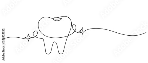 dental tooth sparkles whitening one line