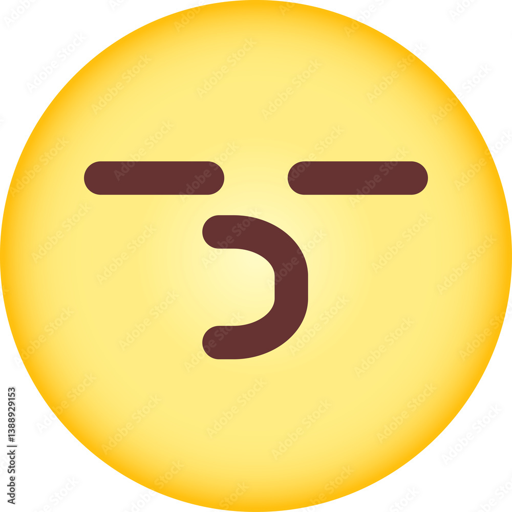 Naklejka premium Light understanding face