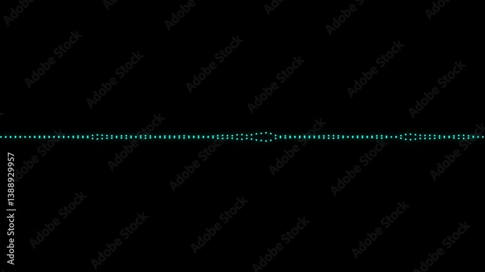 Animated dots audio spectrum visualizer. Audio waveform spectrum animation. Abstract sound waves. Animated dots audio spectrum visualizer. Audio waveform spectrum animation. Abstract sound waves.