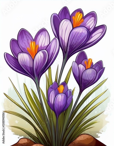 Generated image: Krokusse