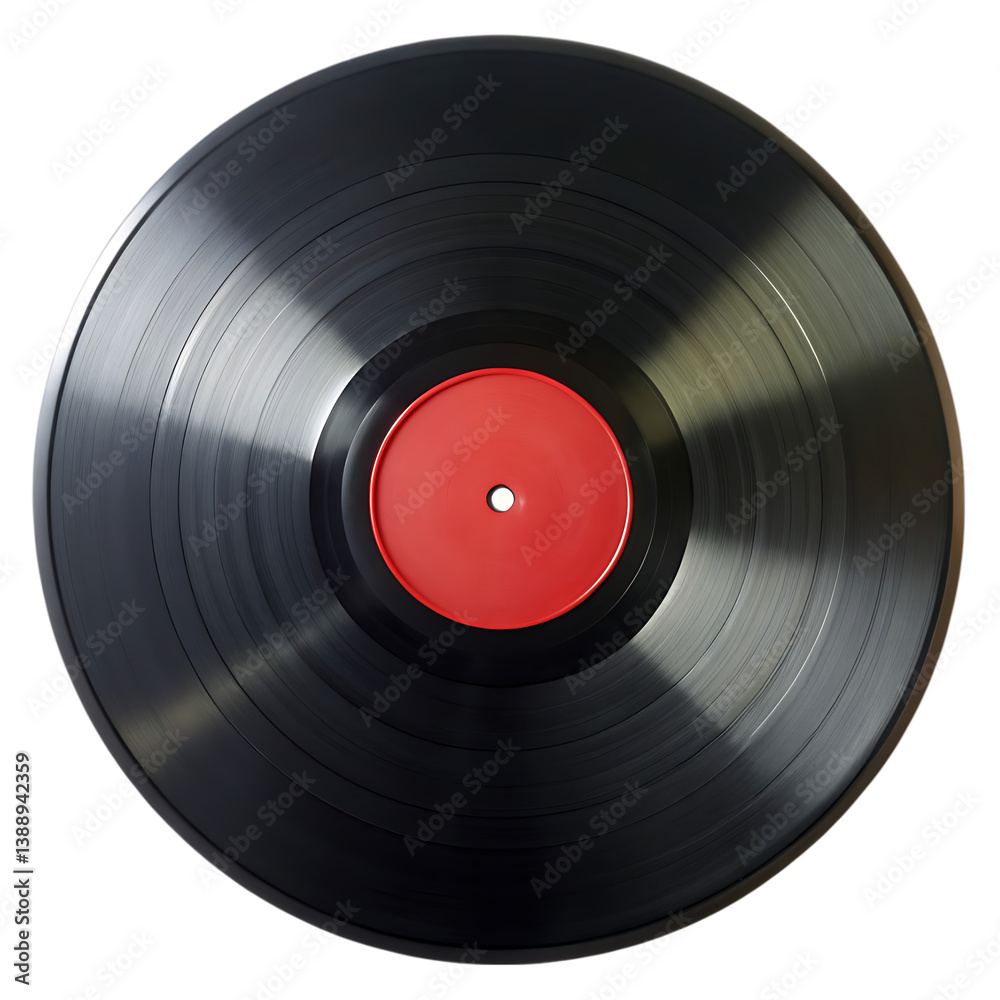 Obraz premium Vintage Vinyl Record Closeup